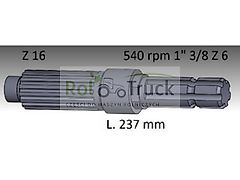 John Deere Zapfwelle JOHN DEERE 6Z-1.3/816Z-1.3/8 L237 AT29707 L34193