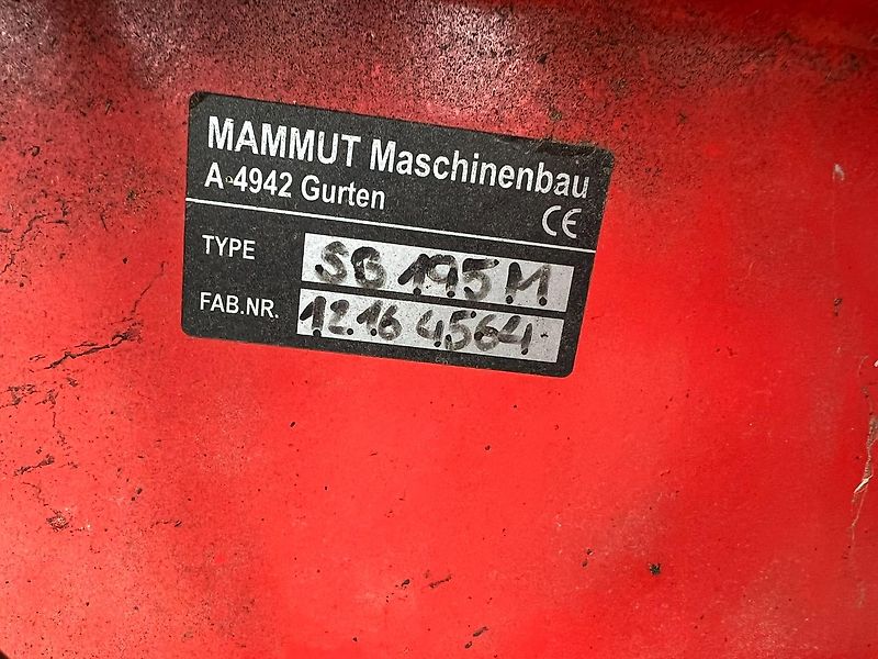 Mammut SB 195 M kuilhapper