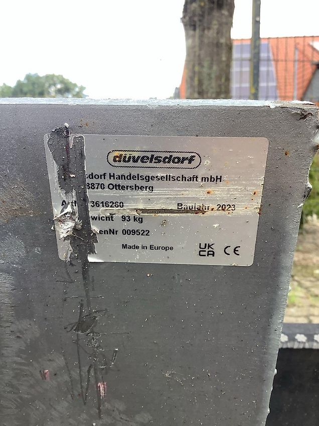 Düvelsdorf Gummischieber 2,60m Euro