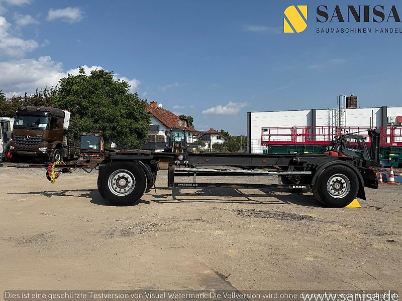 Kögel AW18/Wechselfahrgestell/BDF/Pneumatik