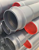 aquapro Bewässerungstechnik PVC-U Druckrohr / Erdleitung PN12,5. DN200, DN150, DN125, u.v.m.