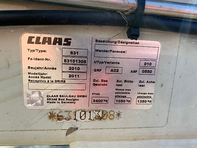 Claas Volto 1320 T Schudder