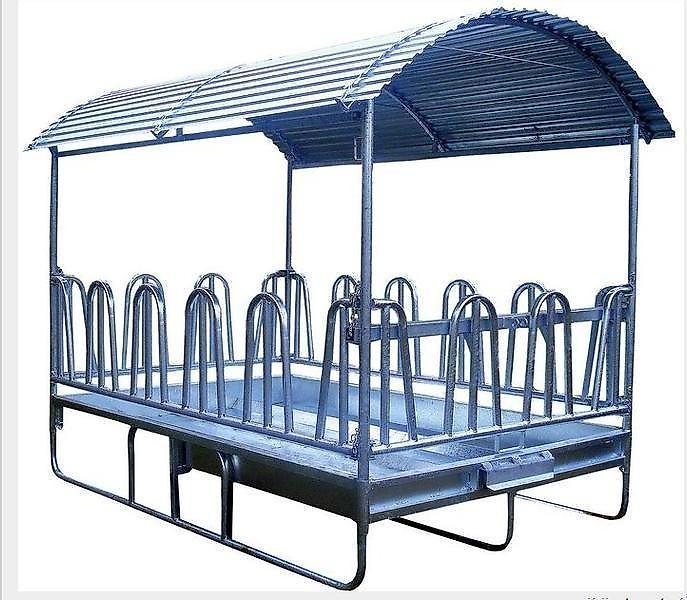 Agromet Futterraufe für Rinder und Pferde verzinkt mit 16 Stellen M4/16