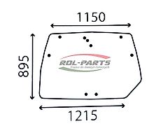 Deutz-Fahr Heckscheibe 04429137