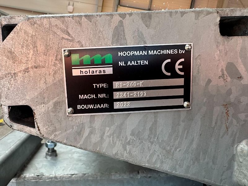 Holaras Gummischieber RS 260 für Greifschaufel Stapleranbau Futterschieber