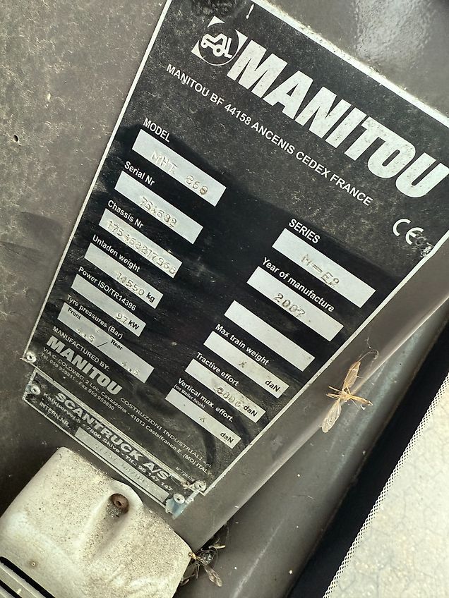 Manitou MHT860L (Spare part/Reservedel/Ersatzteil)