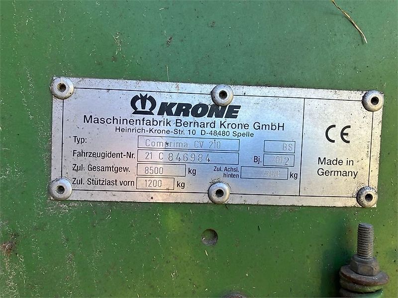 Krone CV 210 XC
