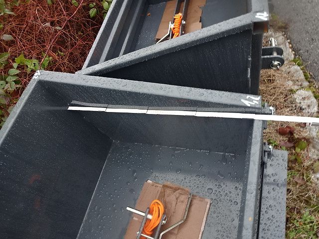 Heckkontainer- Kippmulde in verschiedenen Breiten möglich - 1 Meter  - 1,2 Meter - 1,4 M - 1,6 M - 1,8 M - 2 Meter Dreipunktanbau 1M - 1,2 M - 1,4 M - 1,6 M - 1,8 M - 2 Meter- Heckkontainer - Dreipunktanbau - Auskippbar