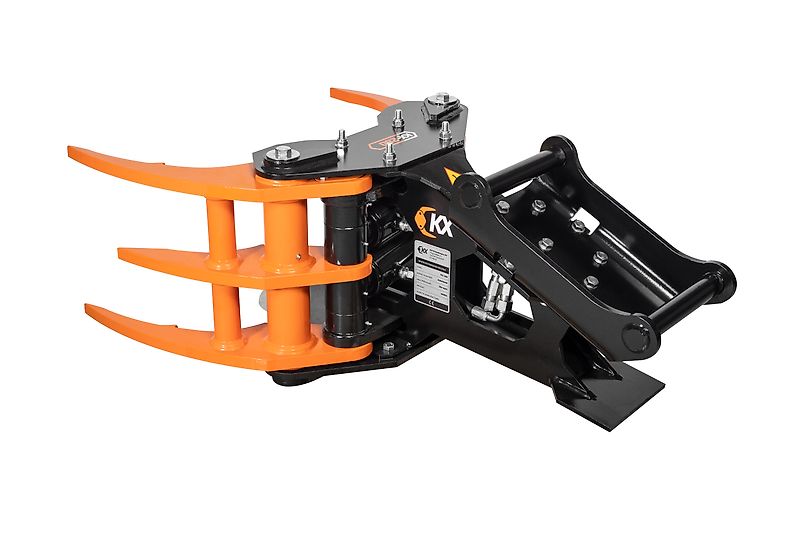 KX-TreeShears KX210 KX280 KX350 Fällgreifer Energieholzgreifer Baumschere Holzschere Greifer Bagger