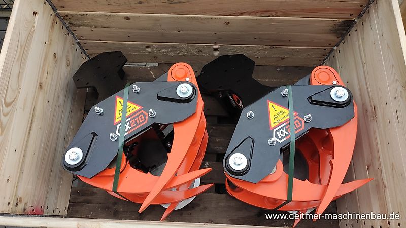 KX-TreeShears KX210 KX280 KX350 Fällgreifer Energieholzgreifer Baumschere Holzschere Greifer Bagger