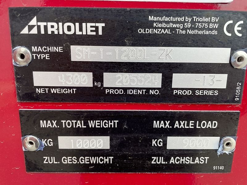 Trioliet SOLOMIX 1 1200L ZK