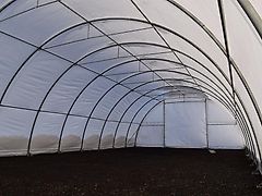 Rundbogenhalle Zelthalle 26x9x4,5 m Landwirtschaft Neu Statik 750