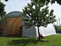 Zelthalle Leichtbauhalle Halle Landwirtschaft Rundbogenhalle NEU
