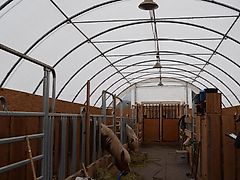 Rundbogenhalle Zelthalle Leichtbauhalle Landwirtschaft Neu Statik
