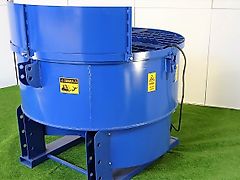 Betonmischer 600 L Beton Zwangsmischer elektrisch Mixer Blender Futtermischer Randabstreifer und Spritzschutz