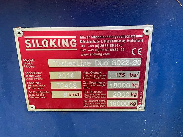 Siloking Trailedline Duo 3022-30