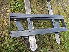 Palettengabel Euro SW- Anbau - Rahmen mit Zinken SONDERPREISE-NEUE Palettengabel mit 1,2 mtr. Zinken - Rahmen mit Zinken