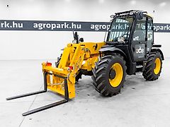 JCB 531-70 telehandler, 7 m lifting height, 3.100 kg capacity, Joystick, air conditioner, pallet forks, Powershift, Q-fit