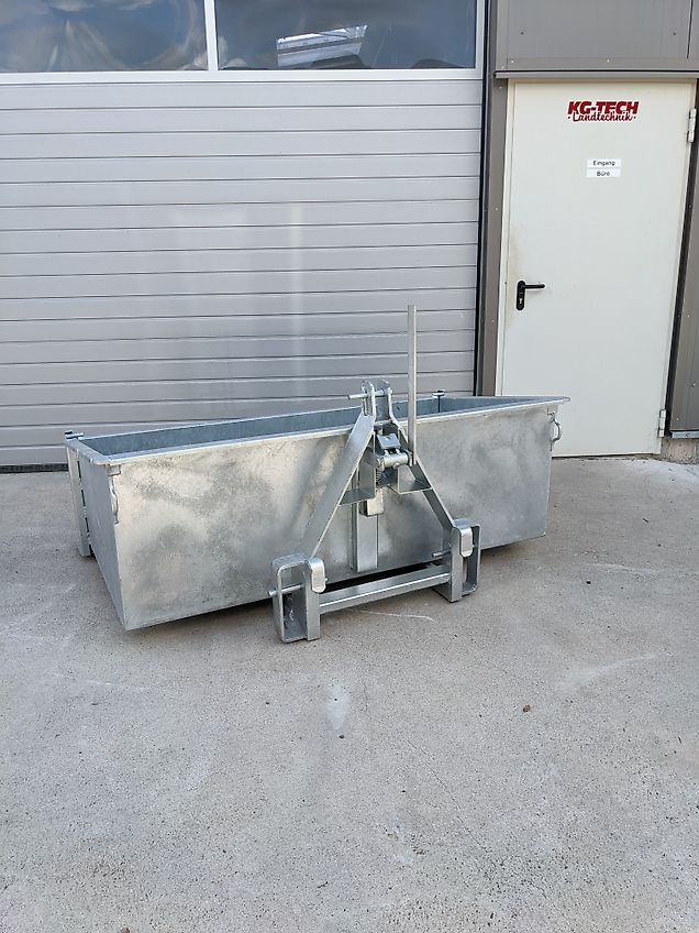 Kg-Tech Heckcontainer stabile Ausführung Heckschaufel Kippmulde Heckmulde