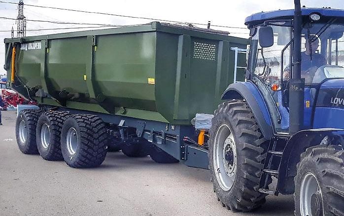 Kobzarenko Muldenkipper TSP-39 *Neu* mit Lenkachsen, 25,5 m³, 35,5 m³ mit Aufsatzbordwände